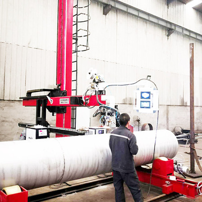 氩弧深熔焊不锈钢罐体一次穿透型焊接纵缝自动焊机